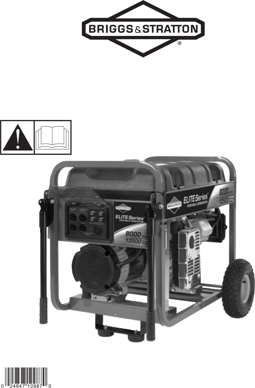 Briggs & Stratton Portable Generator 13500 User Guide | ManualsOnline.com