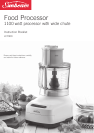 Sunbeam Food Processor LC6250 user manual : Free Download, Borrow, and  Streaming : Internet Archive