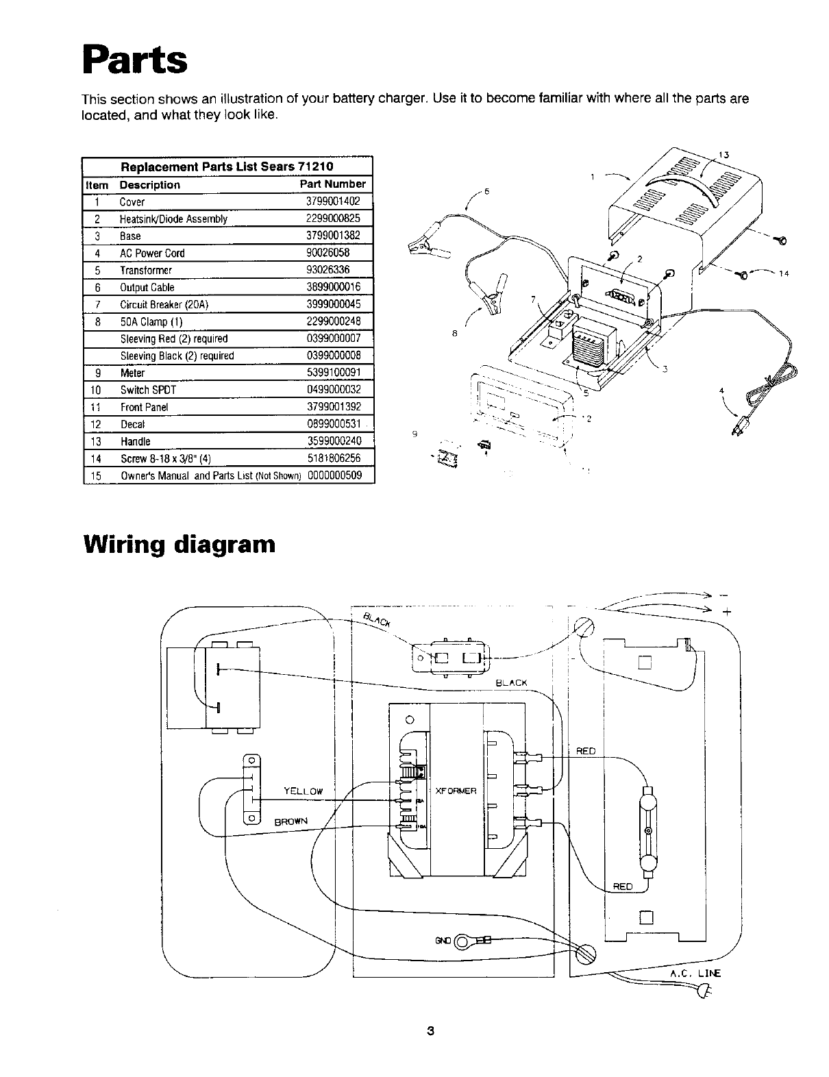 Page 4 of Sears Battery Charger 200.7121 User Guide | ManualsOnline.com