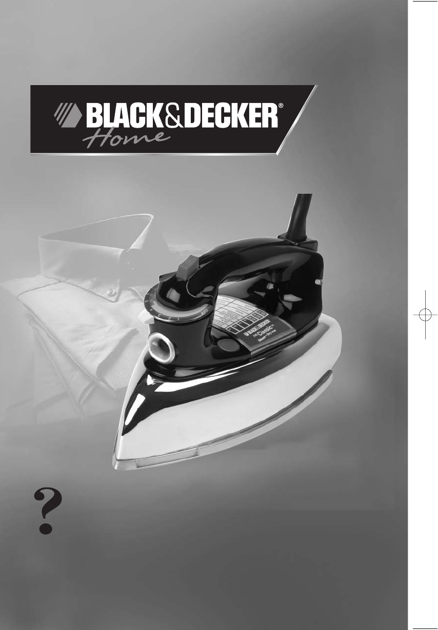 Datavision Black Decker Iron F67E User Manual Datavision