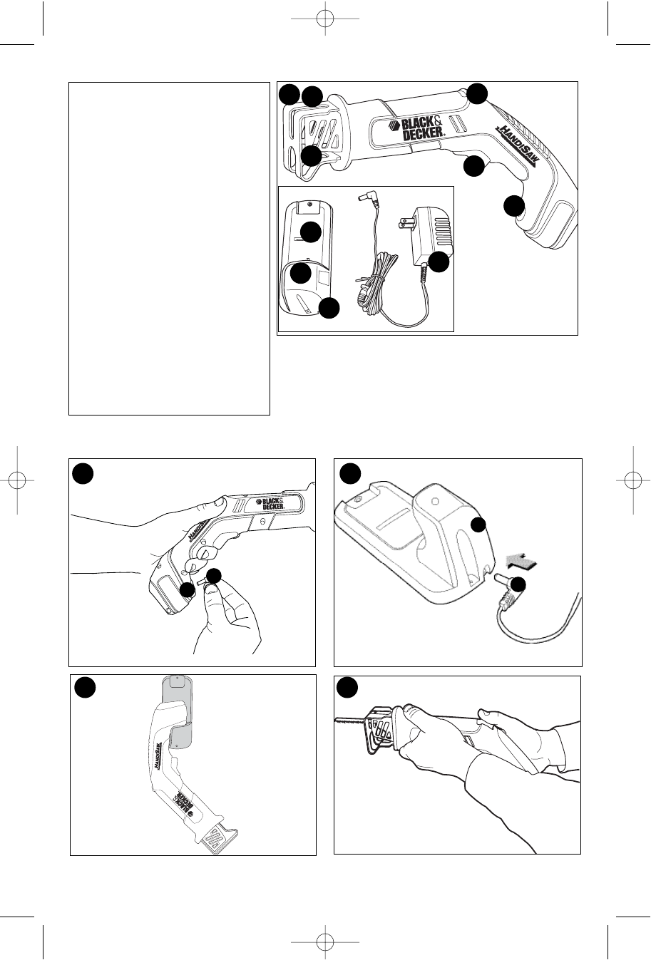 Page 27 of Black Decker Cordless Saw CHS6000 User Guide