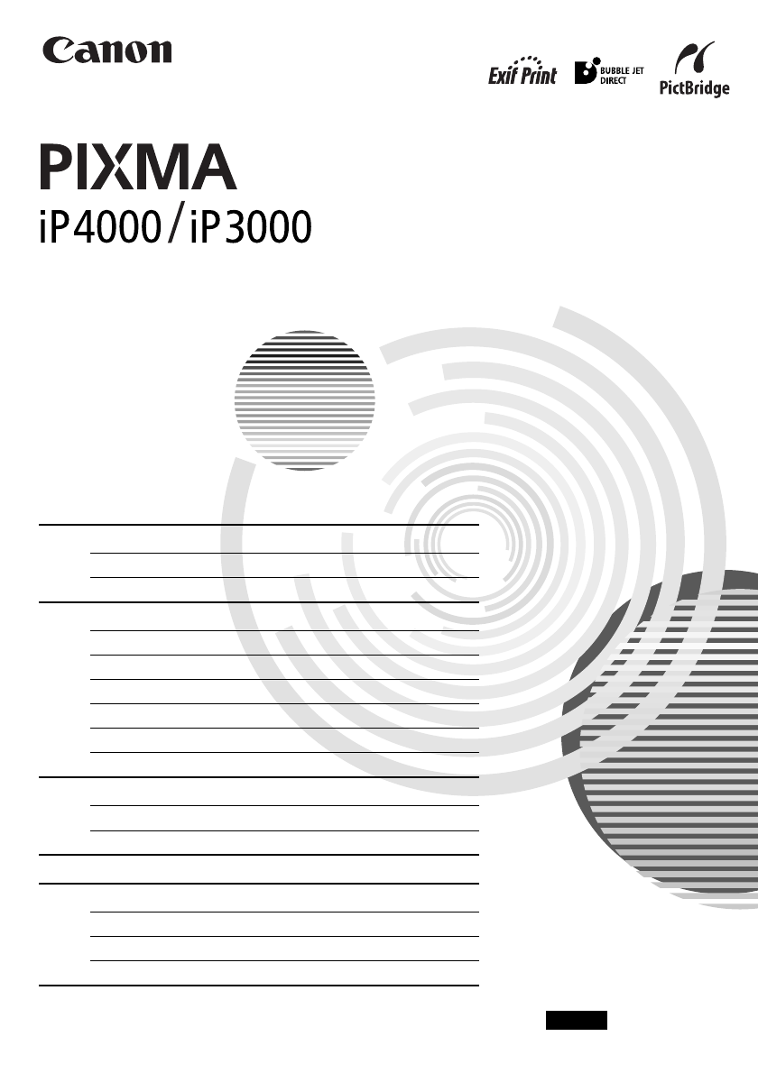 how to use a prixma ip3000 printer