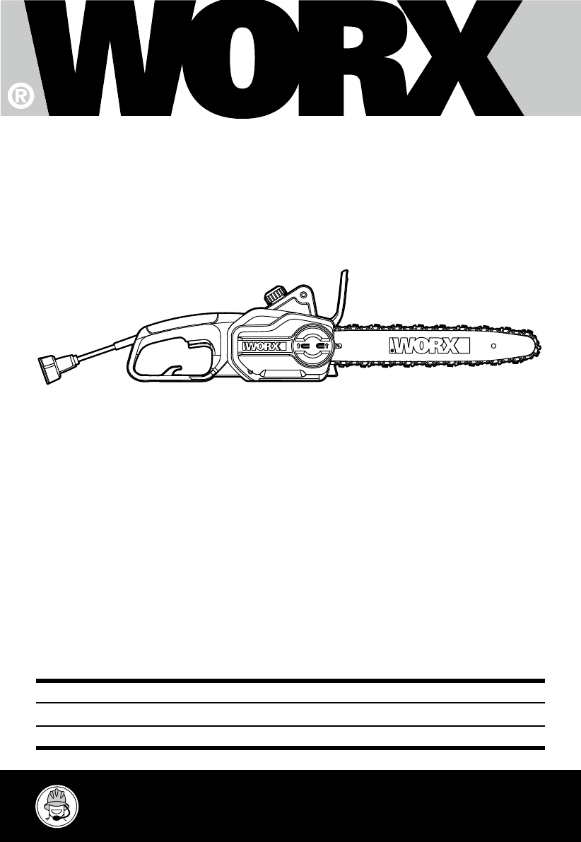 WORX Tools Chainsaw WG309 User Guide ManualsOnline