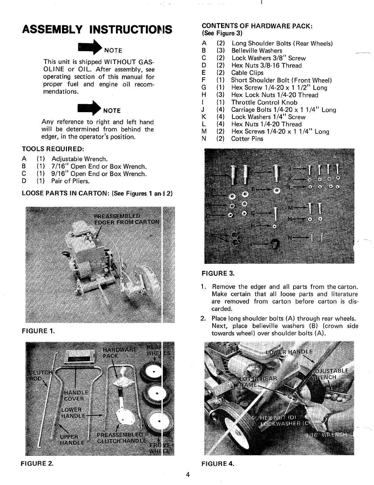 Page 4 of Bolens Trimmer 244-603-000 User Guide | ManualsOnline.com