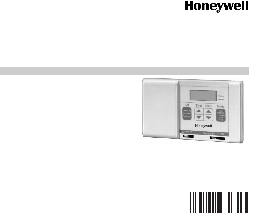 Honeywell Programable Thermostat Manual
