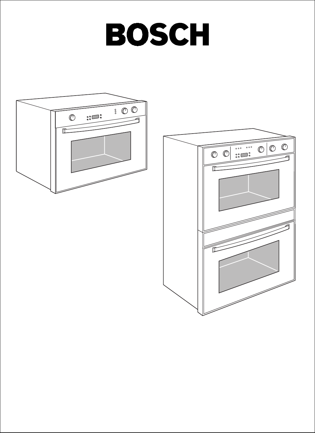Bosch Appliances Oven HBL 43 User Guide | ManualsOnline.com