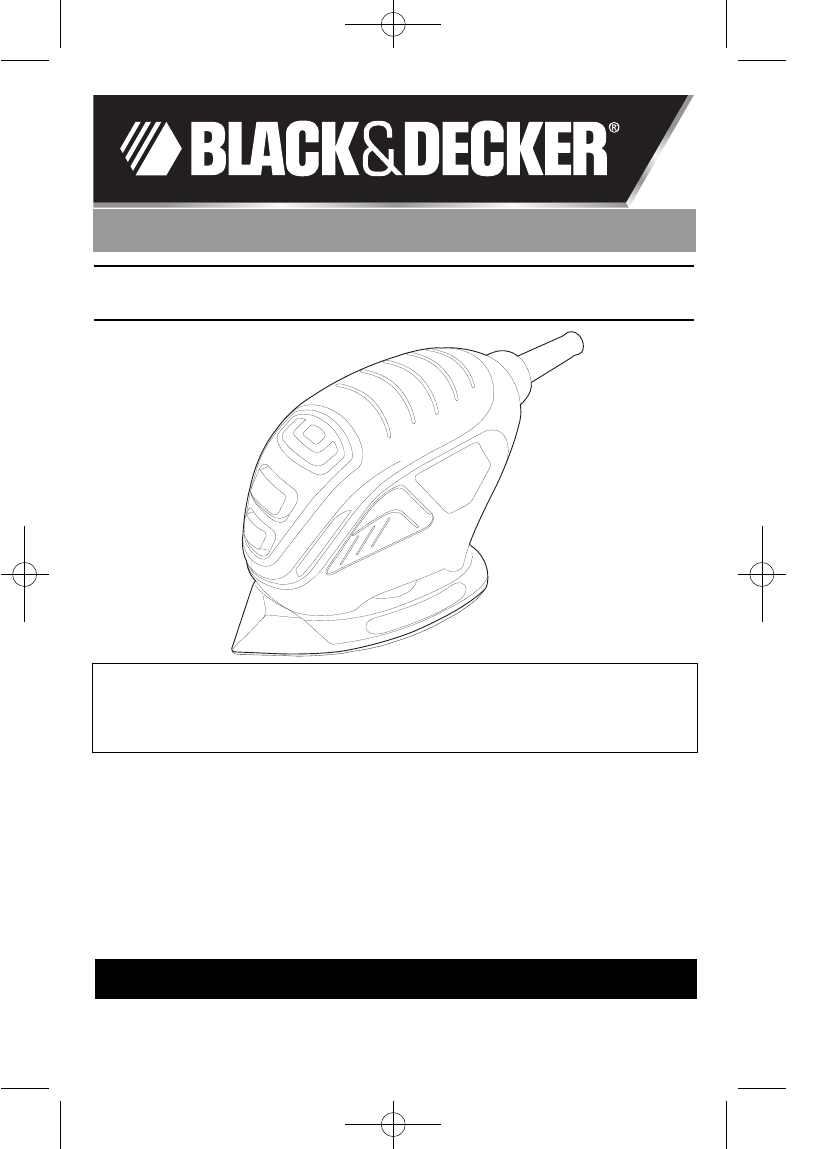 User manual Black & Decker Mouse (English - 28 pages)