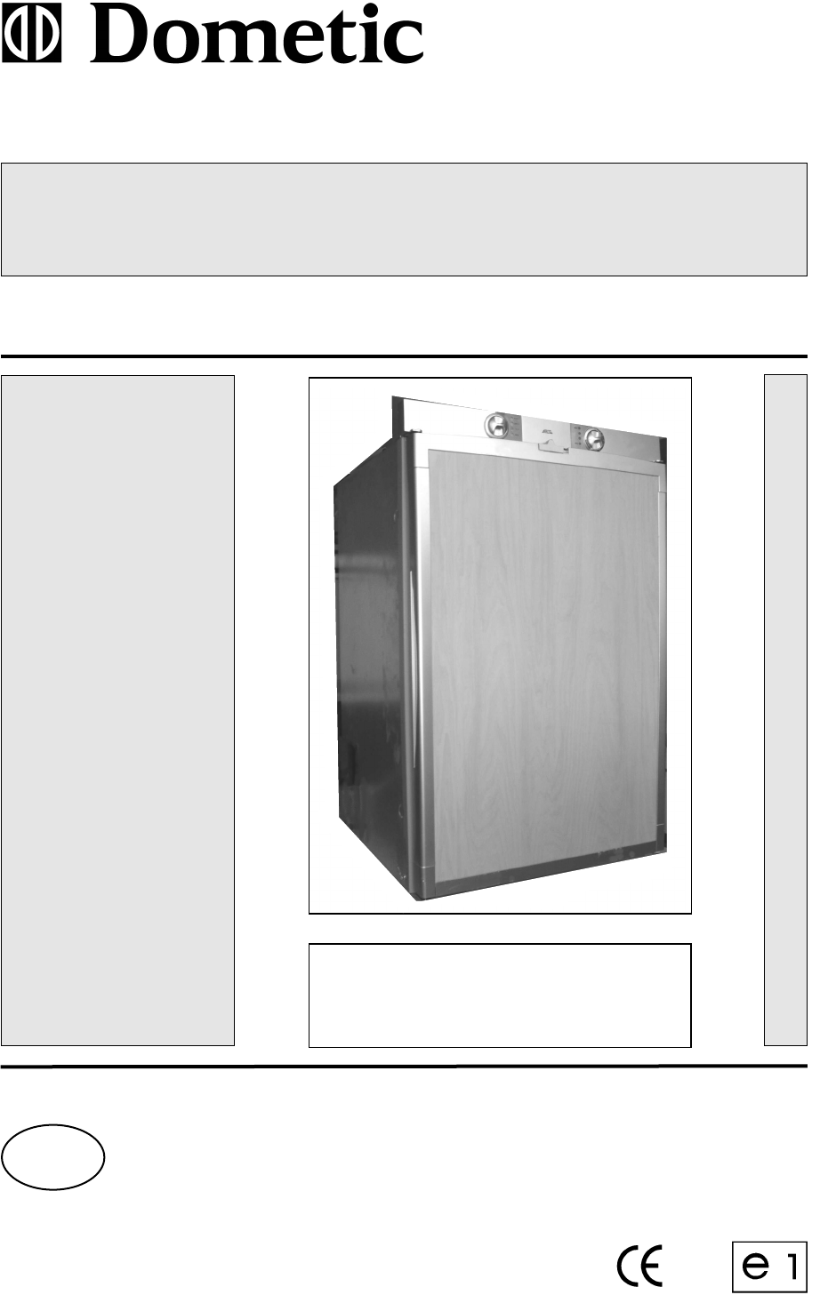 Dometic Refrigerator RM 7361 L User Guide | ManualsOnline.com