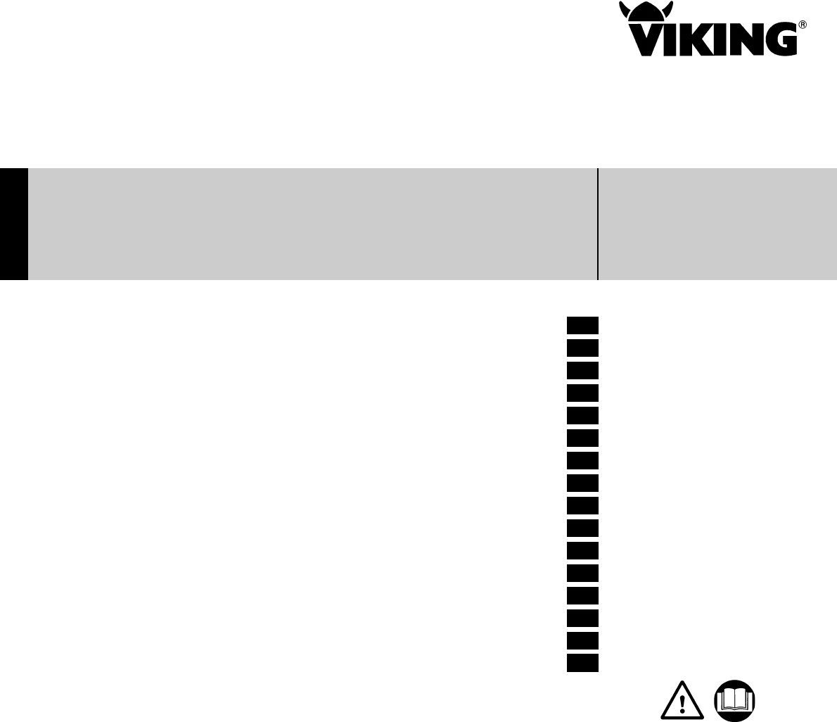 Viking mower user manual