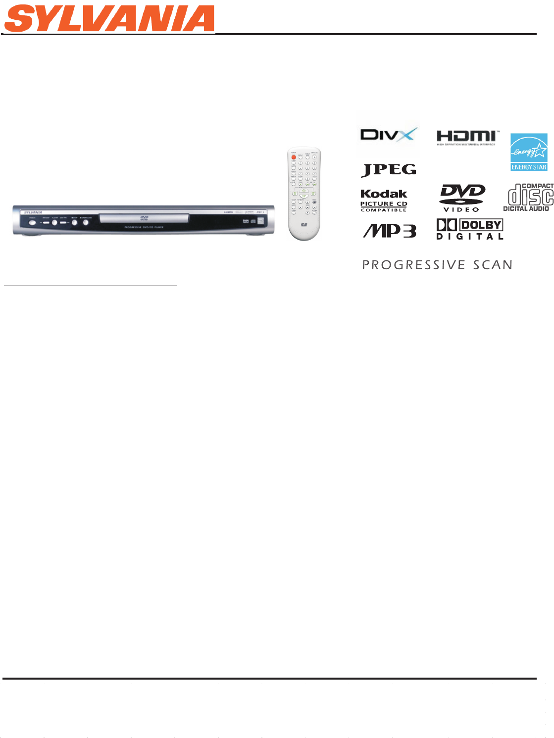 Sylvania DVD Player DP170SL8 User Guide | ManualsOnline.com