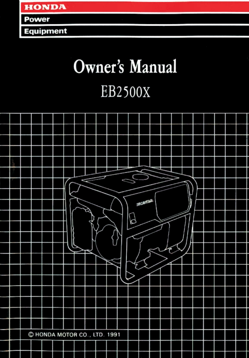 Honda eb2200x ac generator manual #5