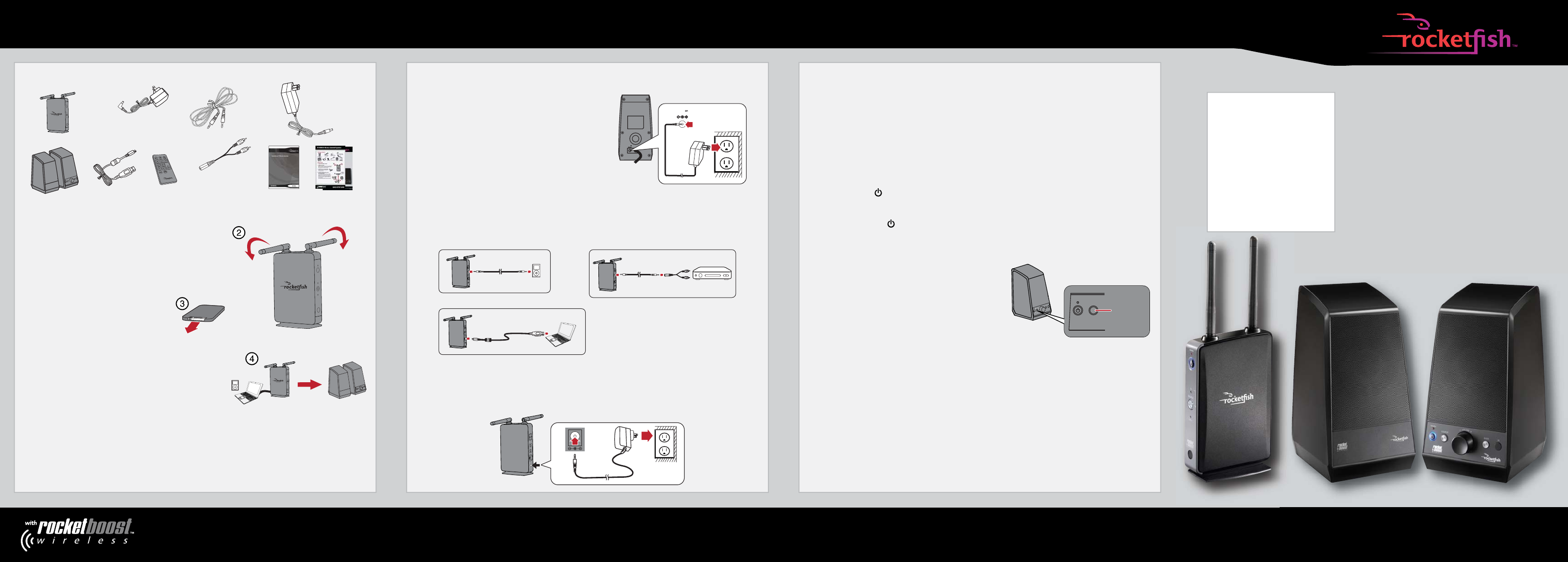 Rocketfish wireless best sale subwoofer kit manual