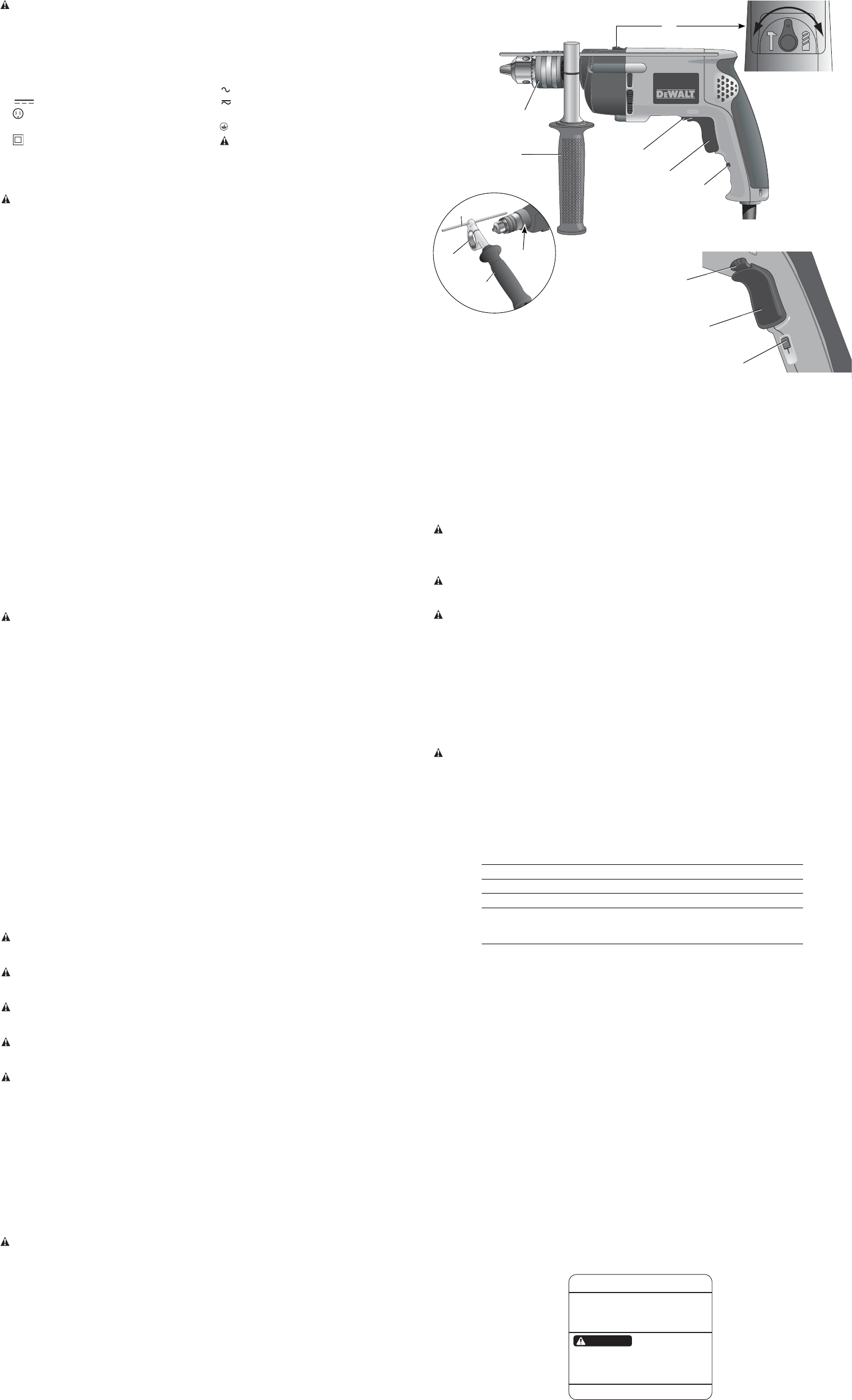 Page 2 of DeWalt Cordless Drill DW511 User Guide | ManualsOnline.com