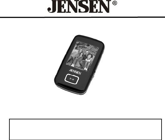 Jensen MP3 Player SMPV-2GBUB User Guide | ManualsOnline.com