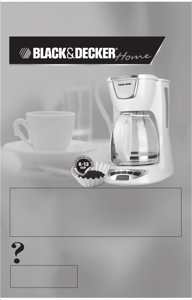Black & Decker coffee maker manuals