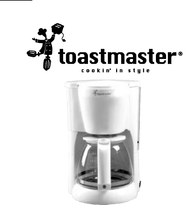 Toastmaster TM-121CM DIGITAL COFFEE MAKER User Manual