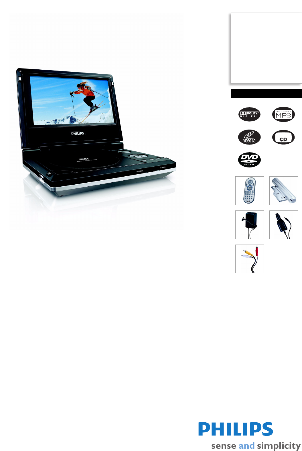 Philips Portable DVD Player PET706/00 User Guide | ManualsOnline.com