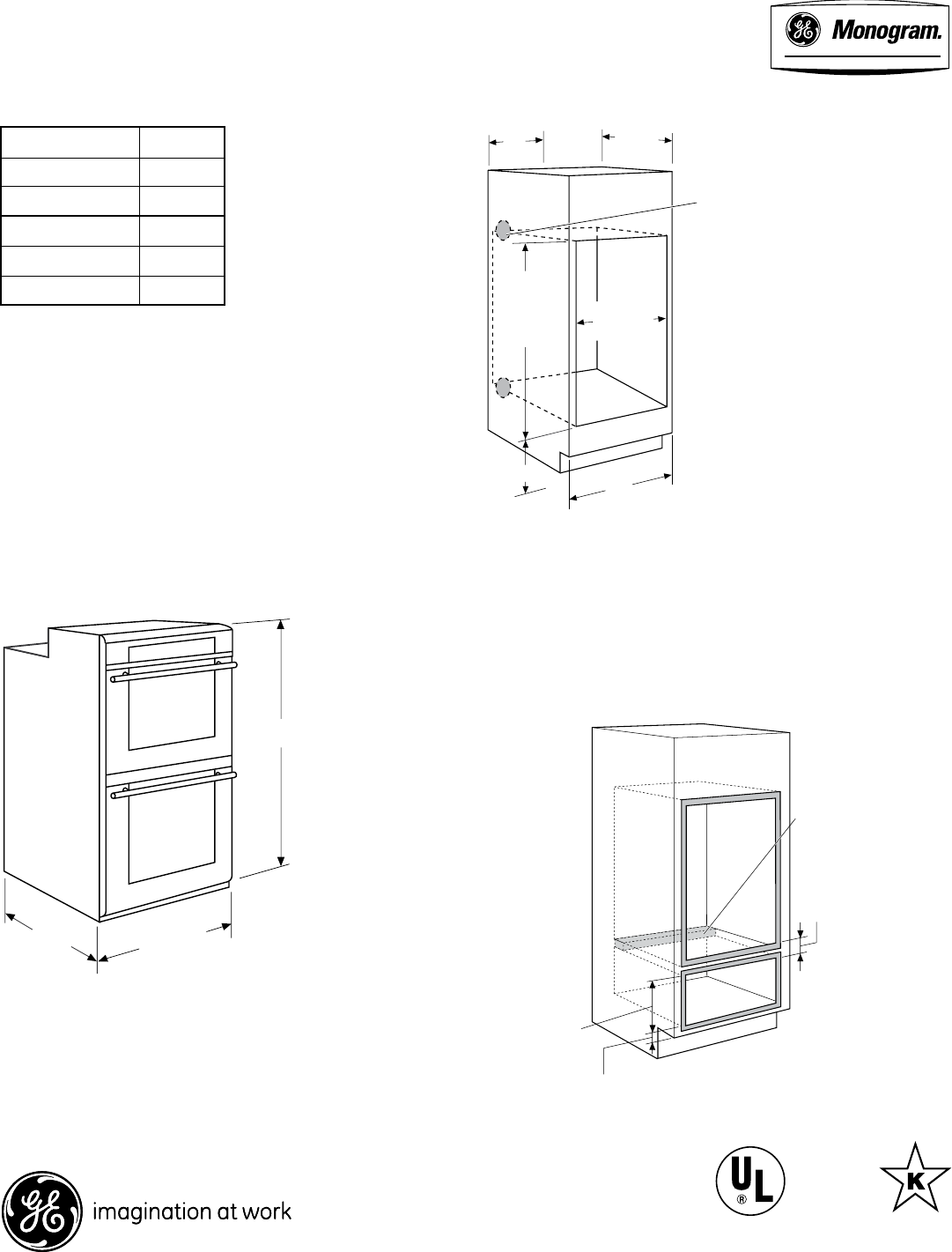 GE Monogram Double Oven ZEK958SM/BM User Guide