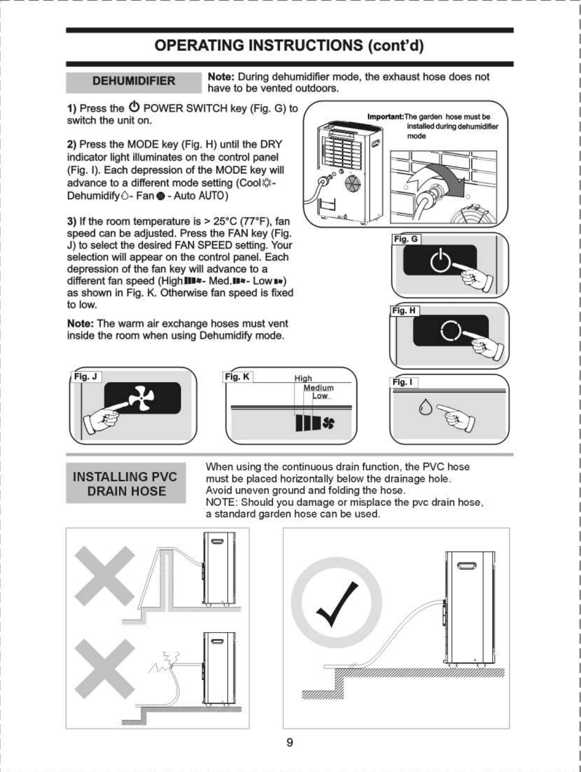 Simplicity 28 dehumidifier manual