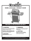 User manual Char-Broil 7185637 (English - 2 pages)