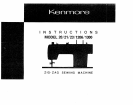 Kenmore 158.16410 Sewing Machine Instruction Manual  Sewing machine  instruction manuals, Sewing machine instructions, Sewing machine manuals