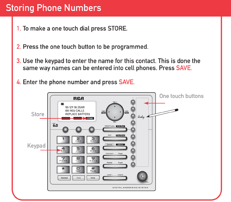 Page 4 of RCA Telephone 25255 User Guide | ManualsOnline.com