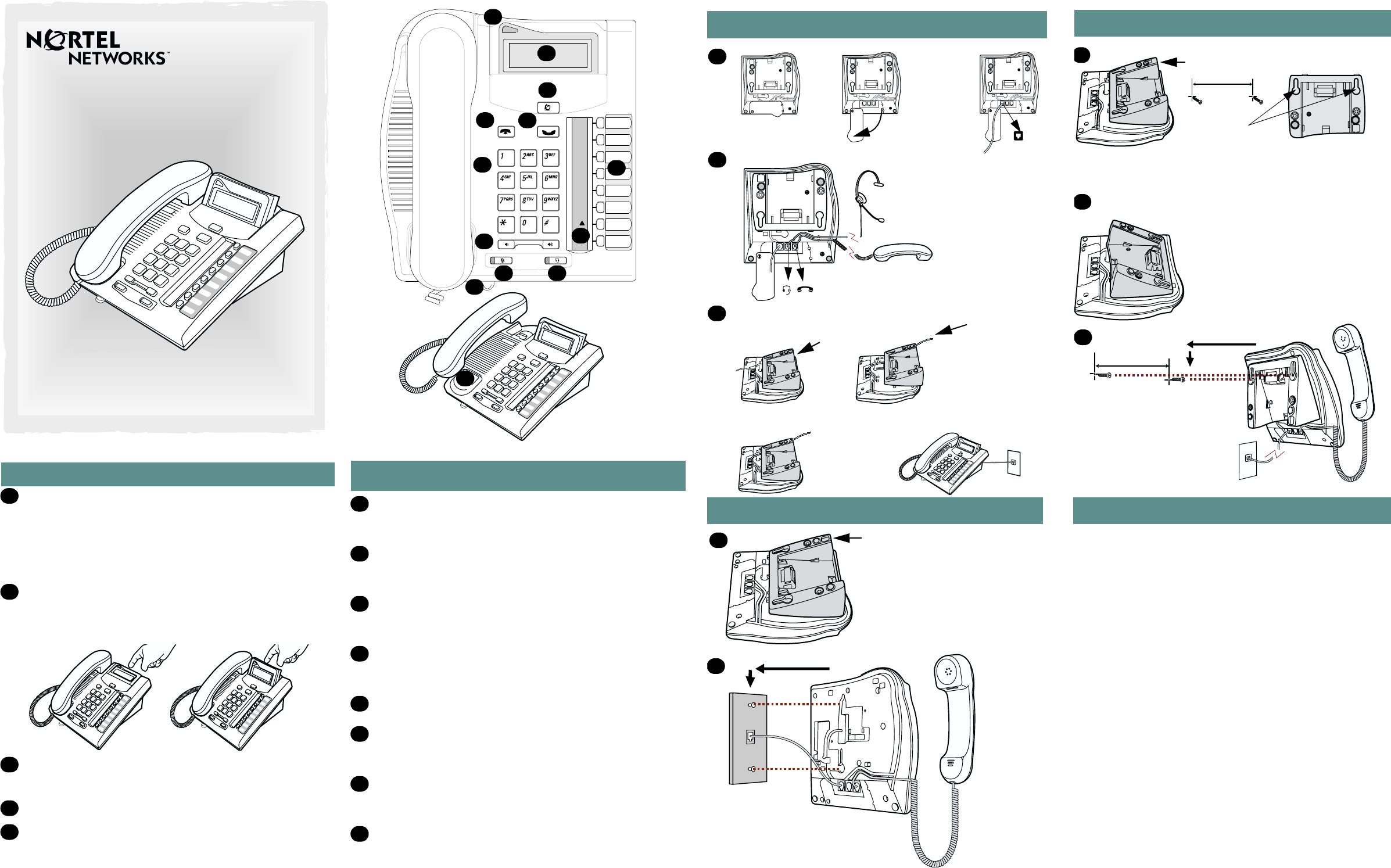 Nortel Networks T7208 Telephone User Manual