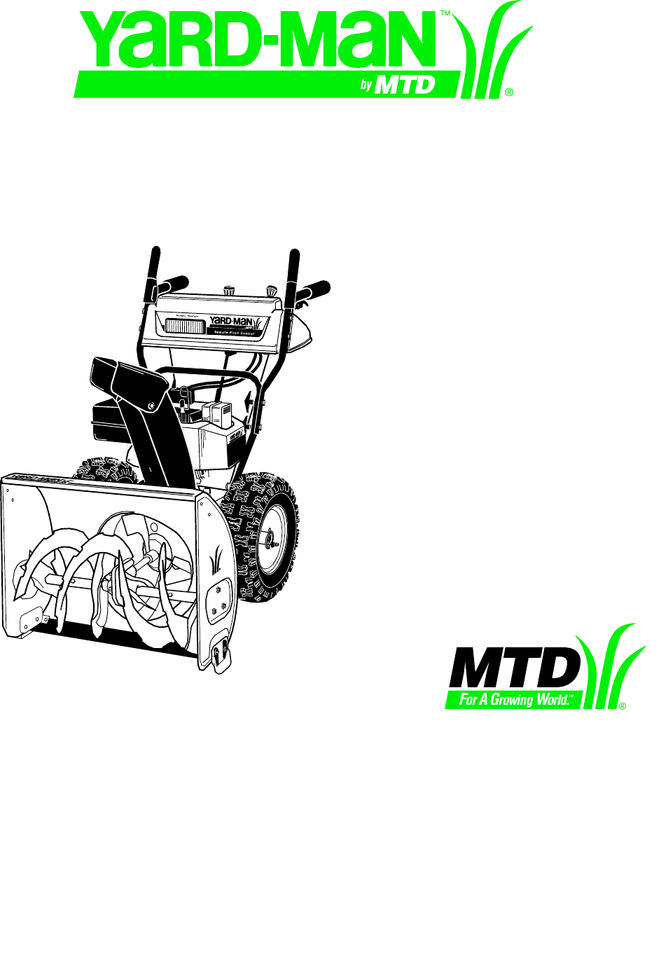 Mtd Snowflite 10 28 Manual Lawn