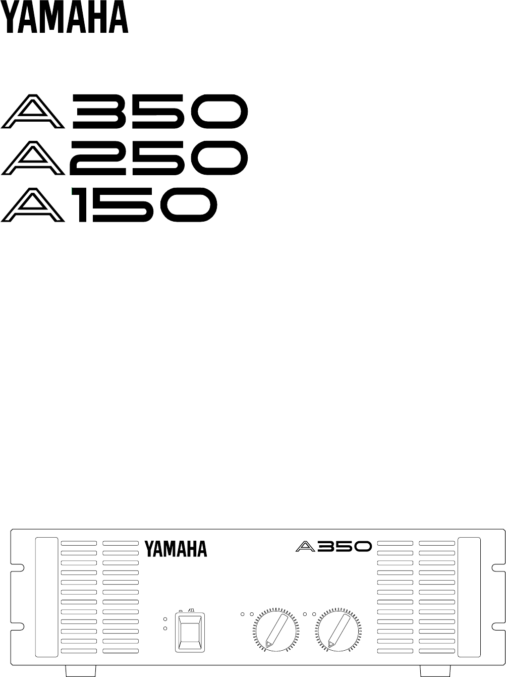 Yamaha Stereo Amplifier A250 User Guide | ManualsOnline.com