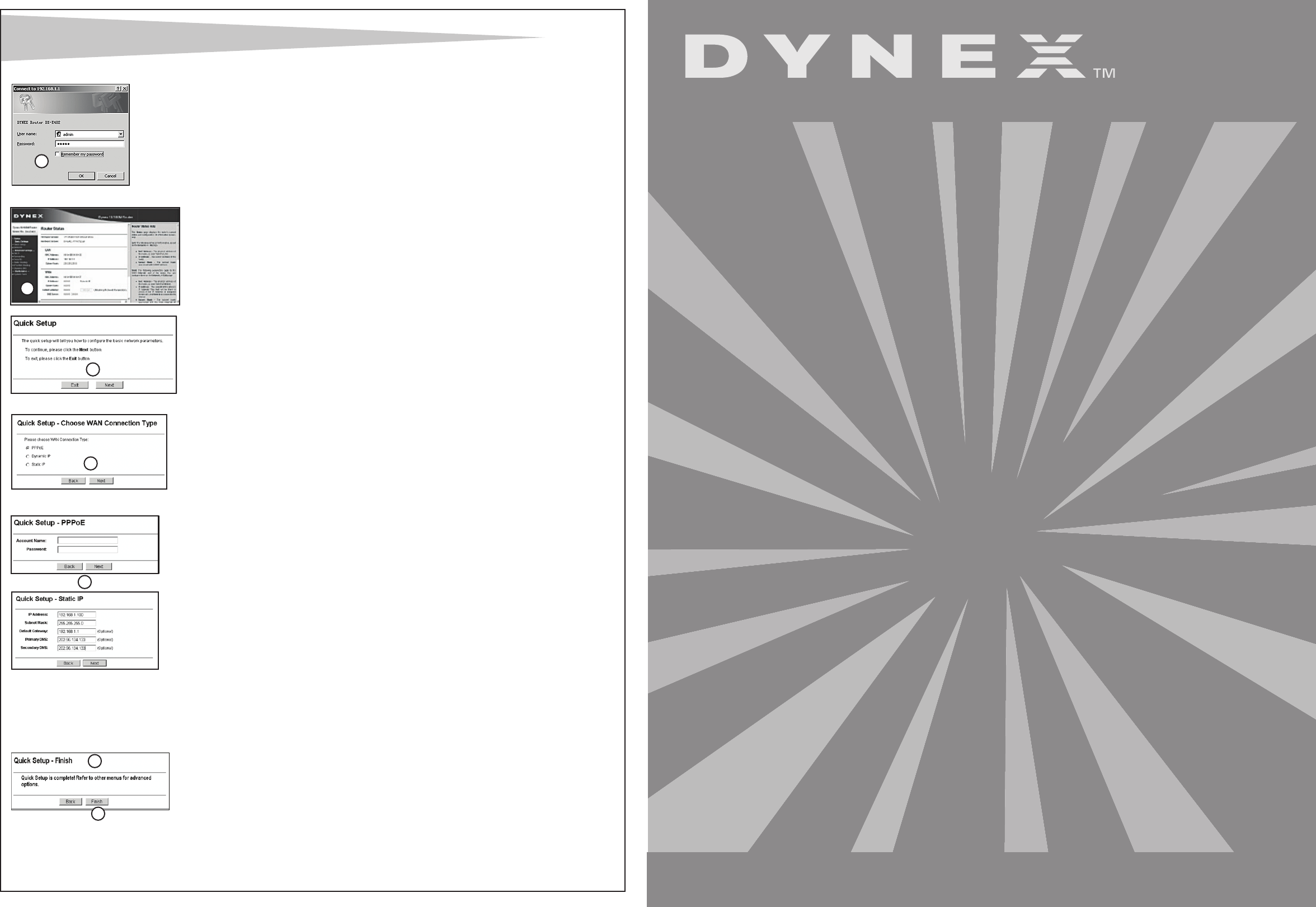 Dynex Network Router DX-E402 User Guide | ManualsOnline.com