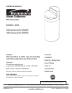 Kenmore Water System 300 Series User Guide | ManualsOnline.com