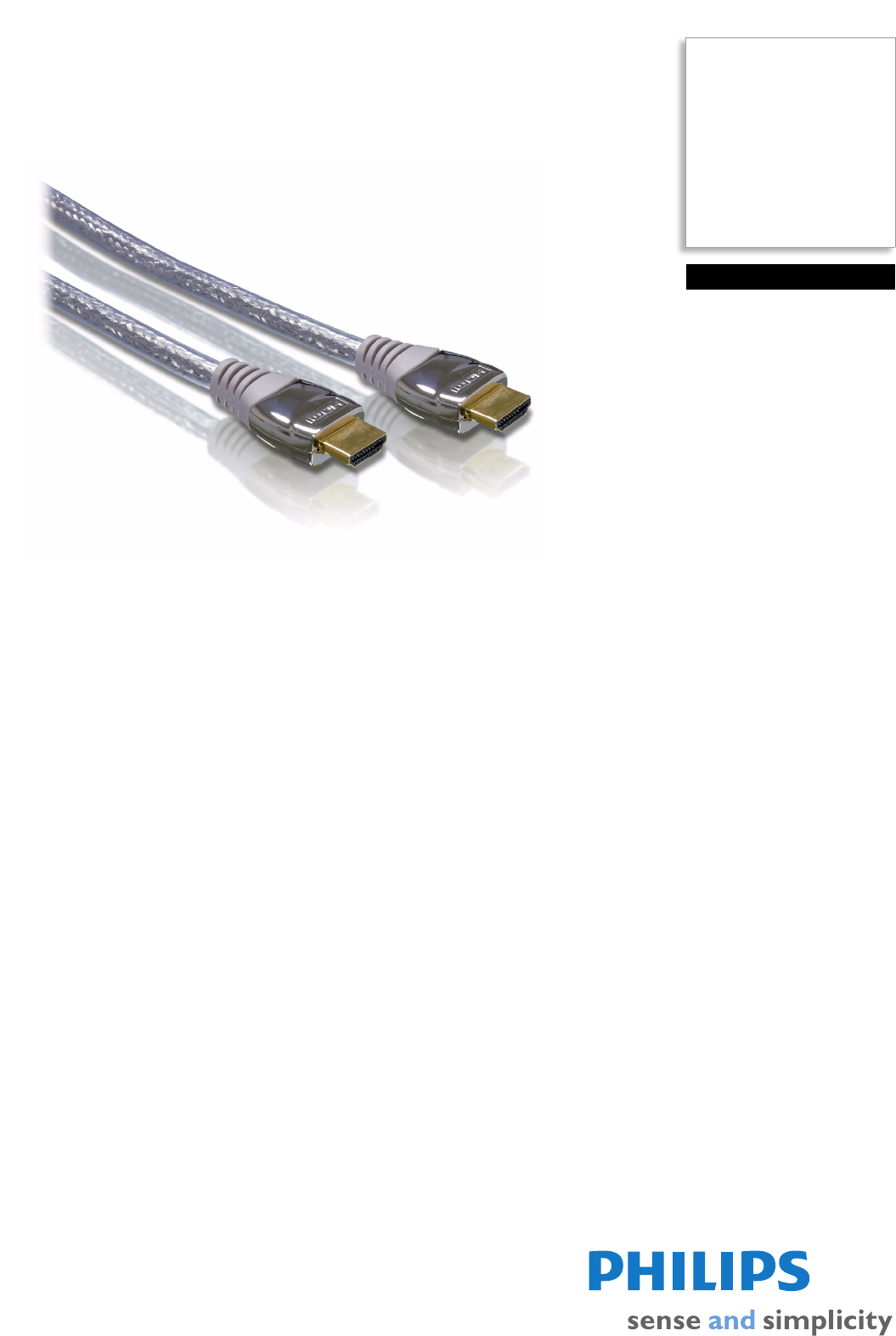 Philips TV Cables SWV3432W/27 User Guide | ManualsOnline.com