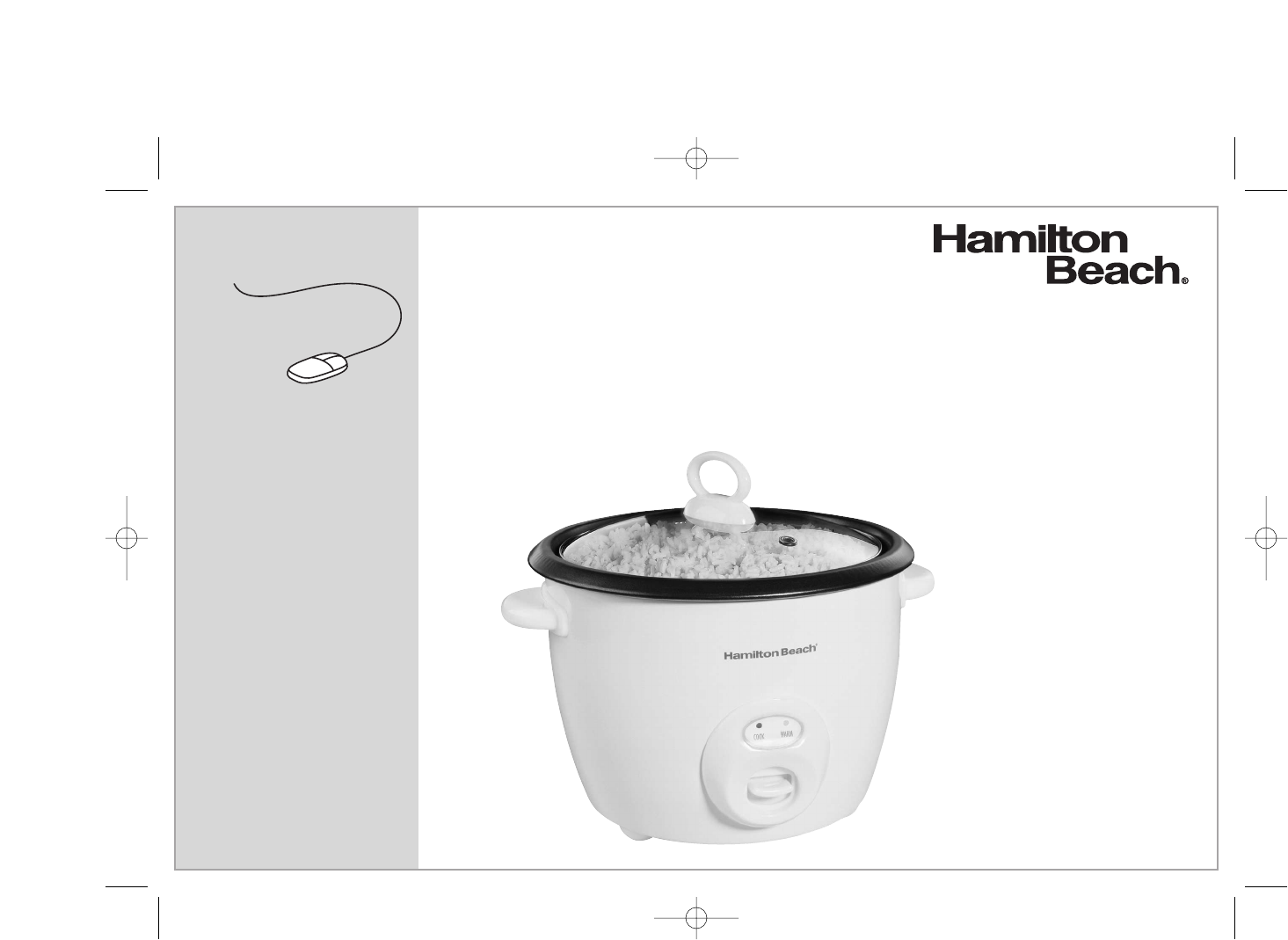 Datavision - Hamilton Beach Rice Cooker 37532 User Manual