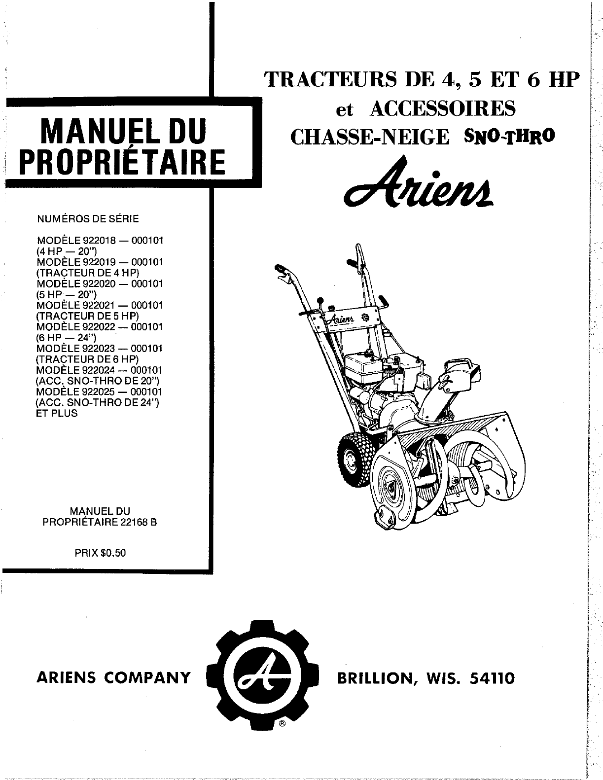 Page 15 of Ariens Lawn Mower 922022 User Guide | ManualsOnline.com