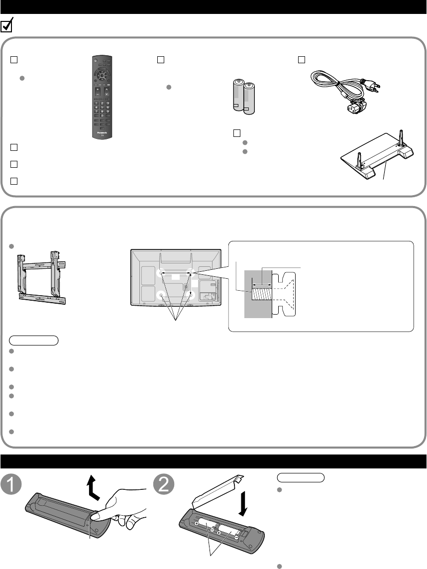 Page 8 of Panasonic Flat Panel Television TC-P50C2 User Guide