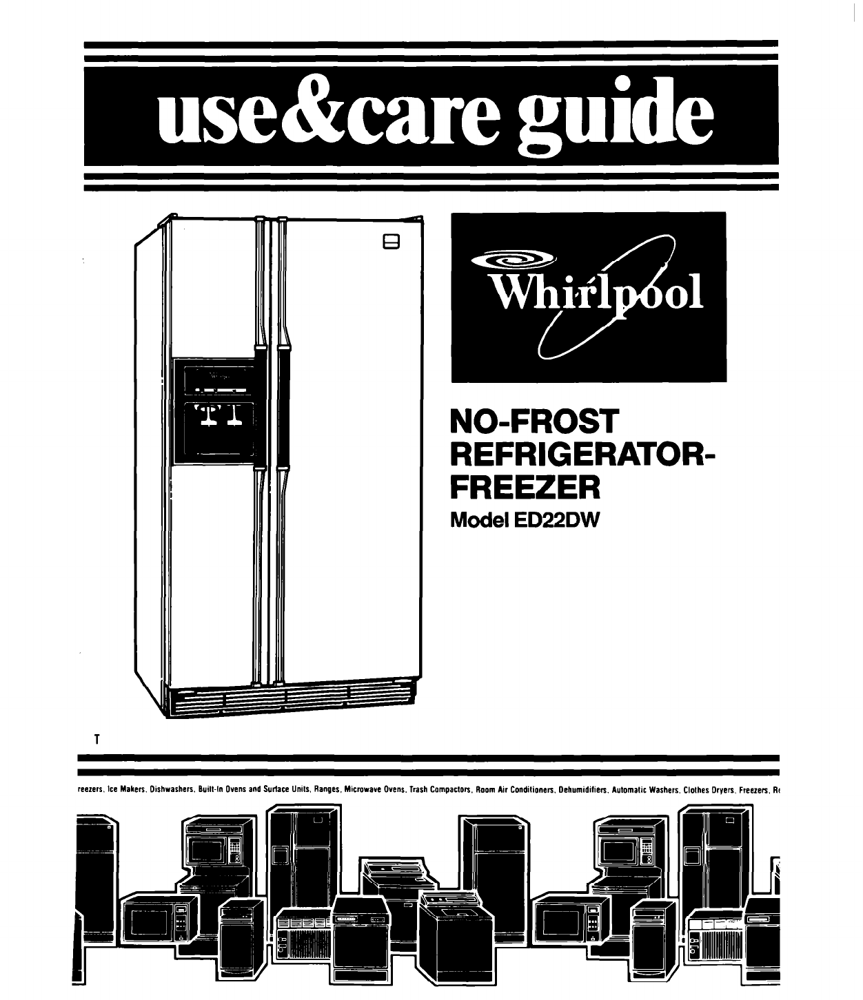 Whirlpool Refrigerator ED22DW User Guide