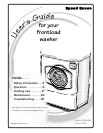 speed queen commercial washer service manual