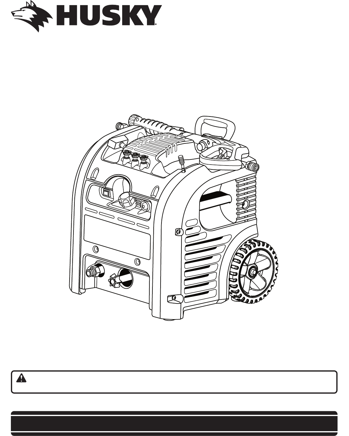 Husky Pressure Washer HU80522 User Guide | ManualsOnline.com
