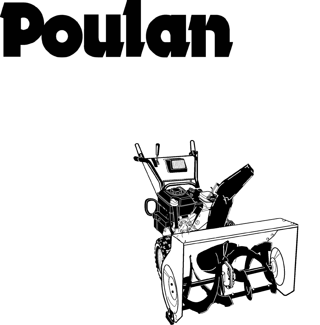 Poulan Snow Blower 96194000300 User Guide | ManualsOnline.com