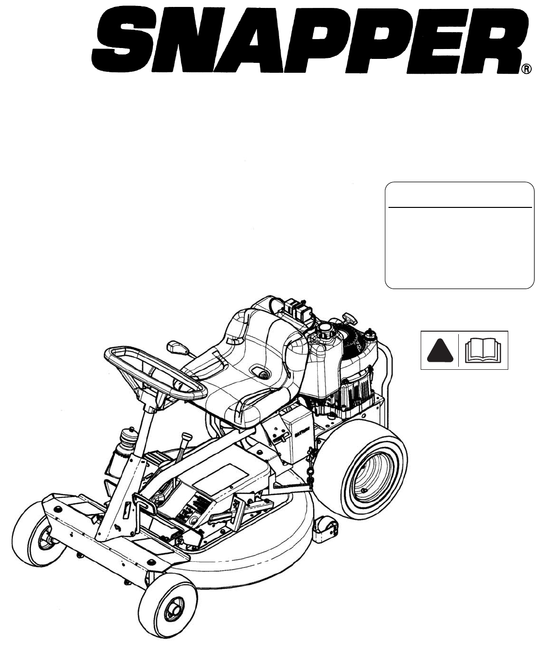 Snapper model no 21401ps user manual online