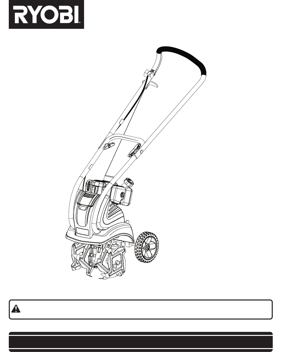 Ryobi Outdoor Cultivator RY60511A User Guide | ManualsOnline.com