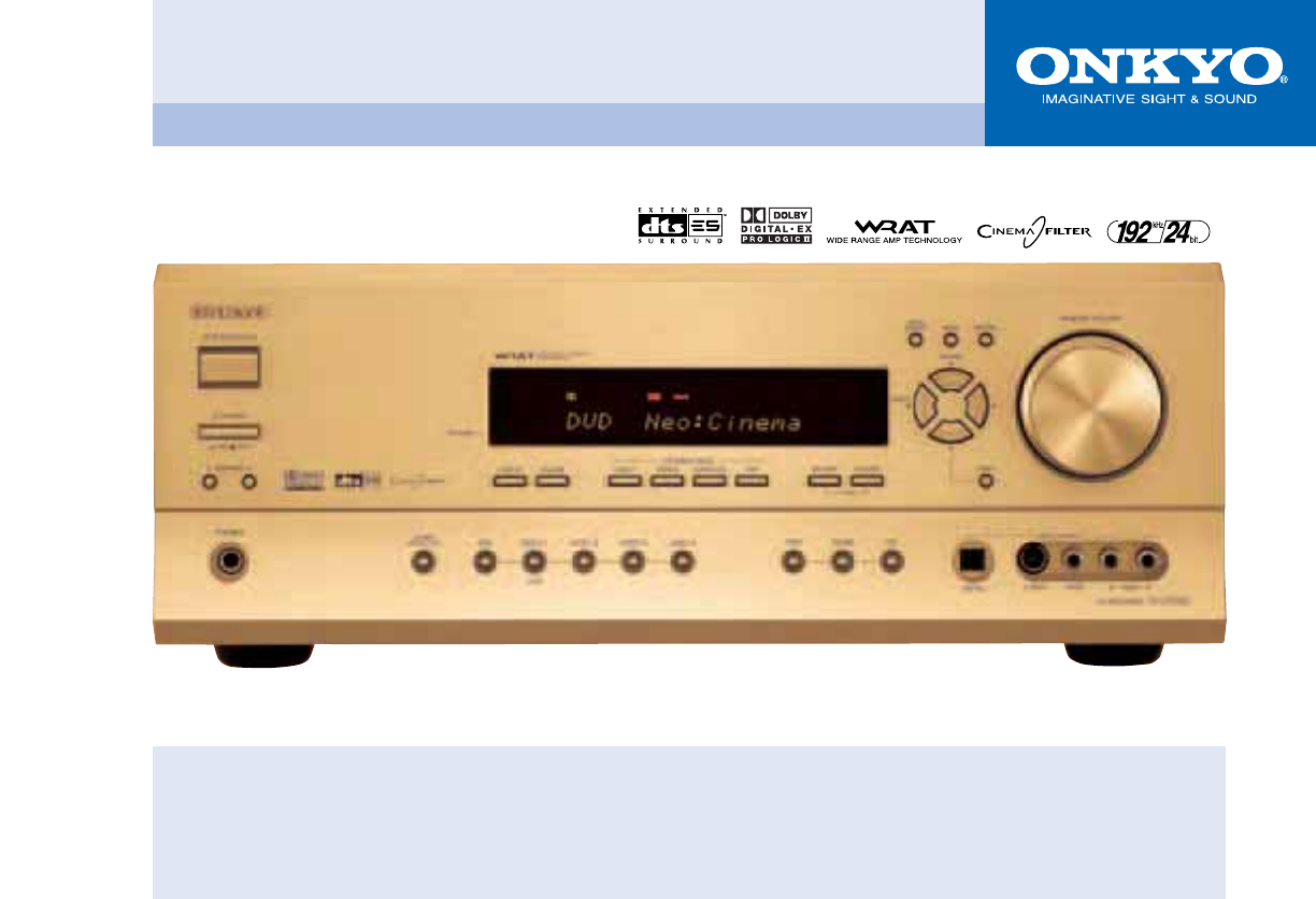 Onkyo Stereo System TX-SR600 User Guide | ManualsOnline.com