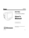 envision h170l monitor manual