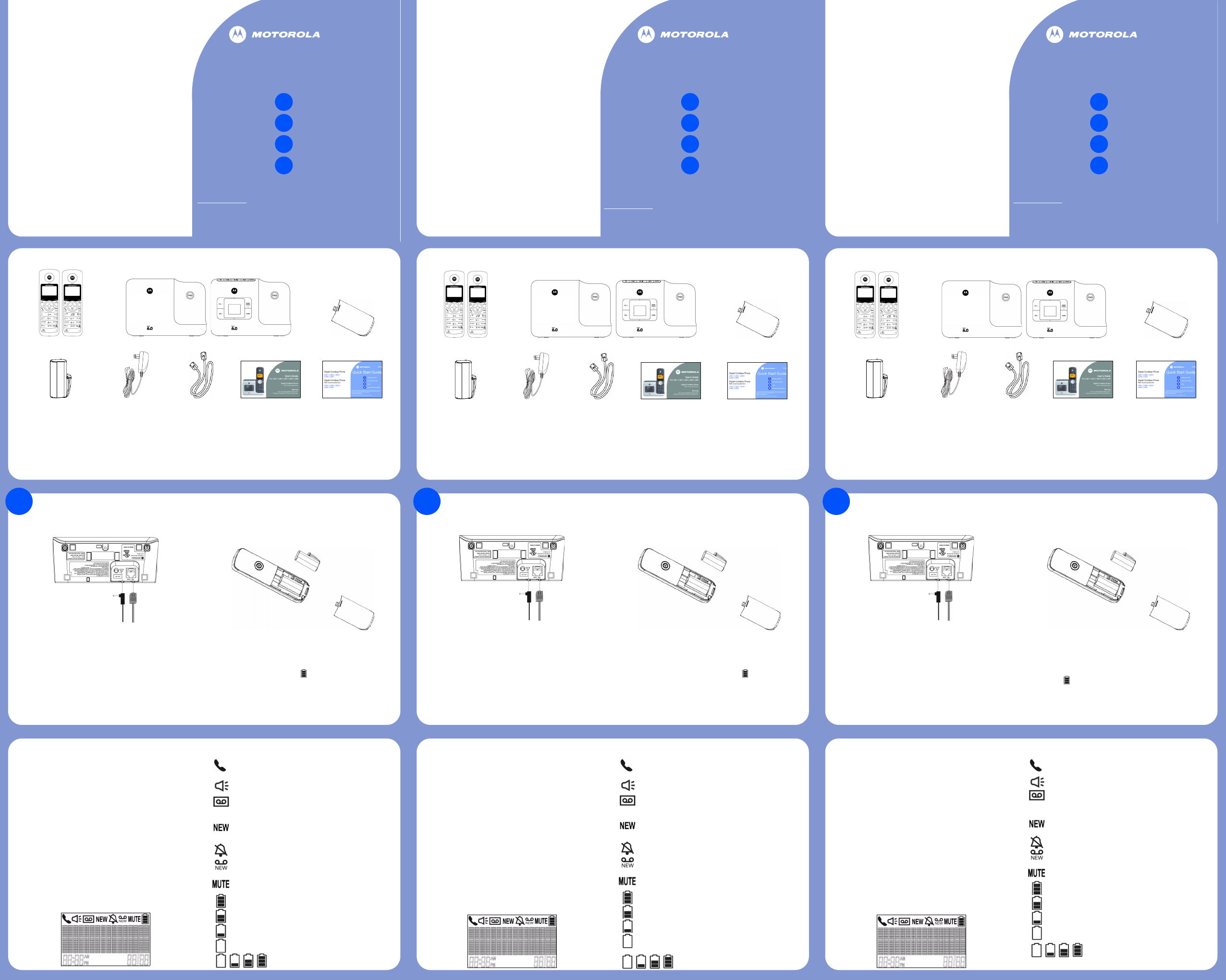 What information can you find in Motorola user guides?