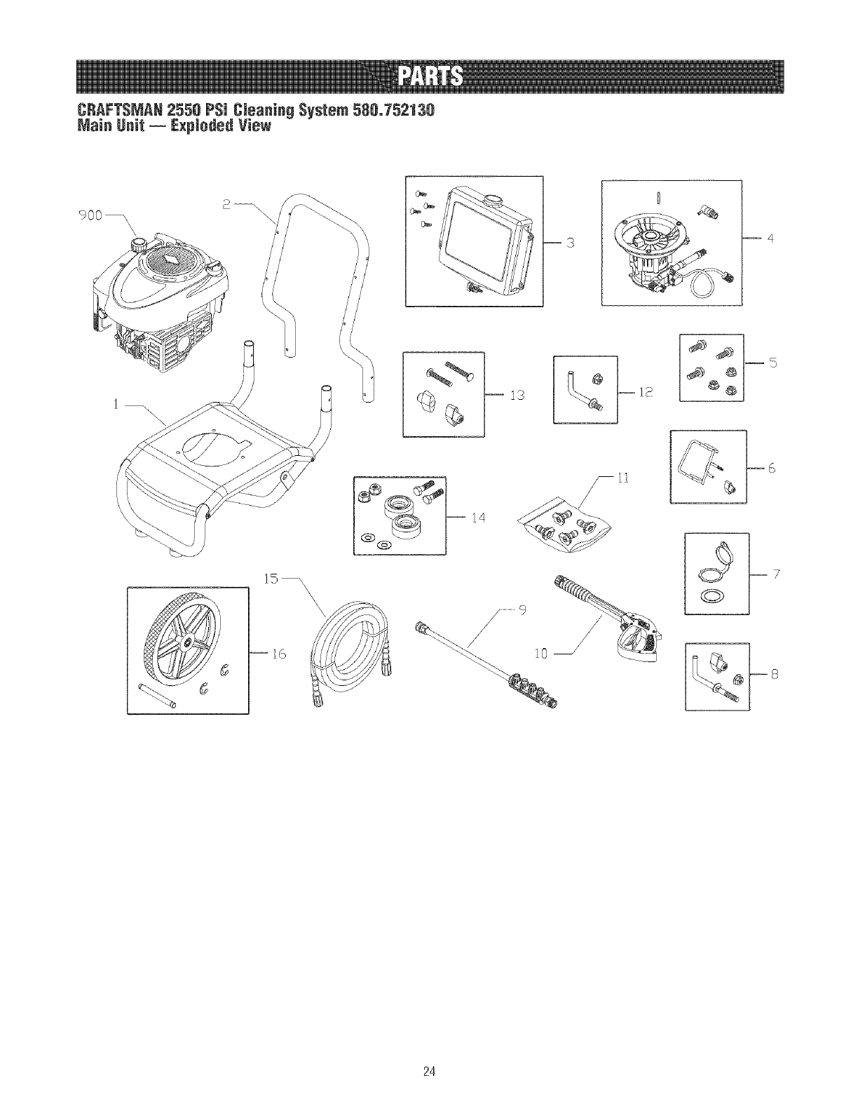 Page 24 of Craftsman Pressure Washer 580.75213 User Guide