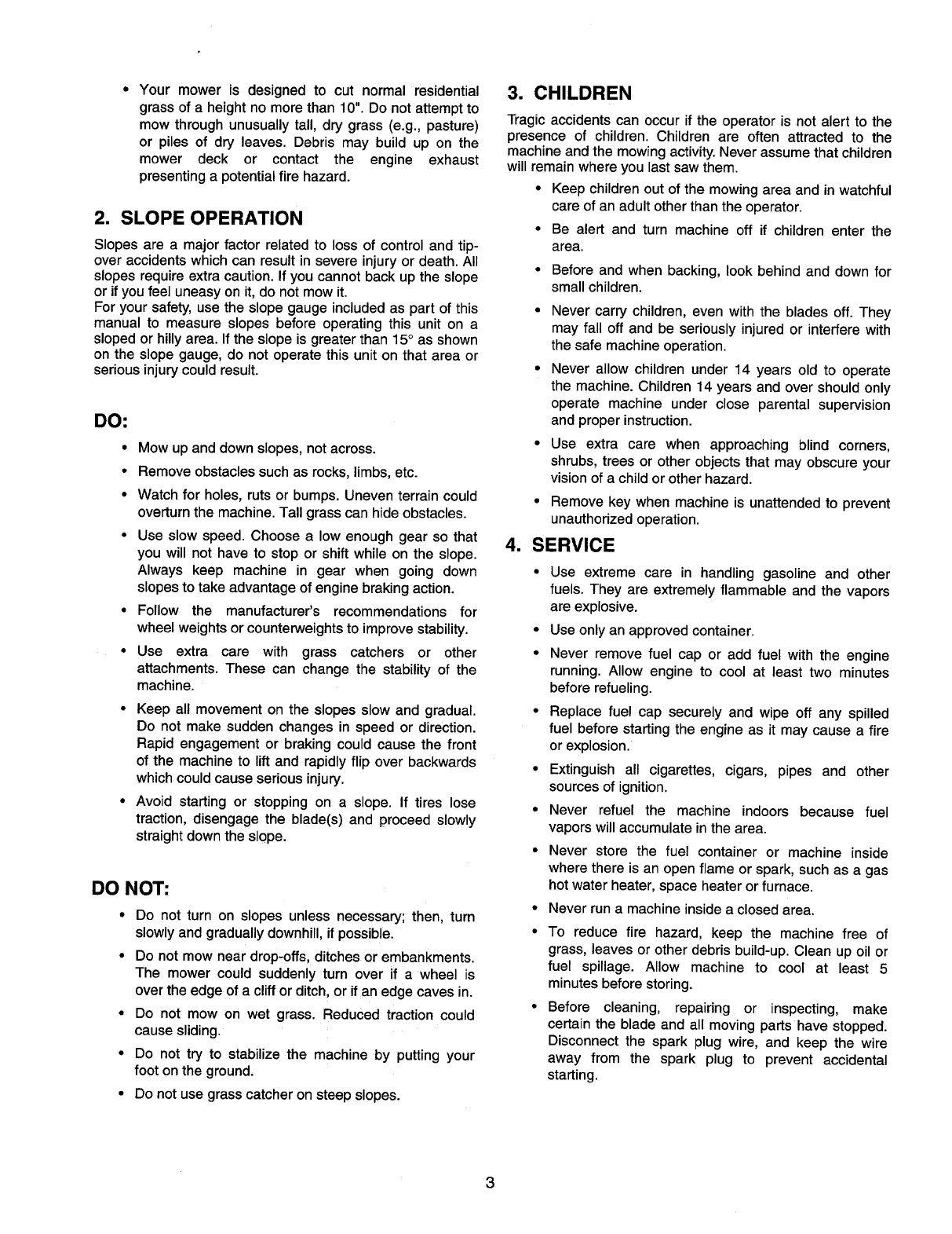 Page 3 of Yard-Man Lawn Mower 694 User Guide | ManualsOnline.com