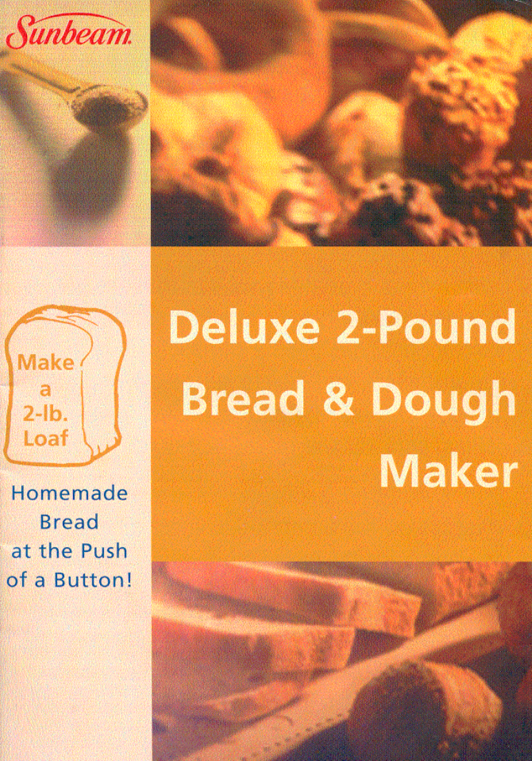 Bread Maker Recipe Book Pdf / Black Decker All In One B1561 Operating