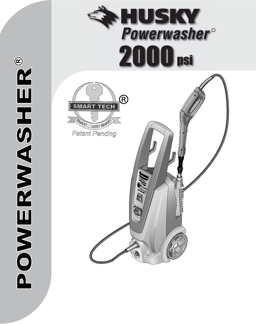 Husky Pressure Washer 2000PSI User Guide | ManualsOnline.com