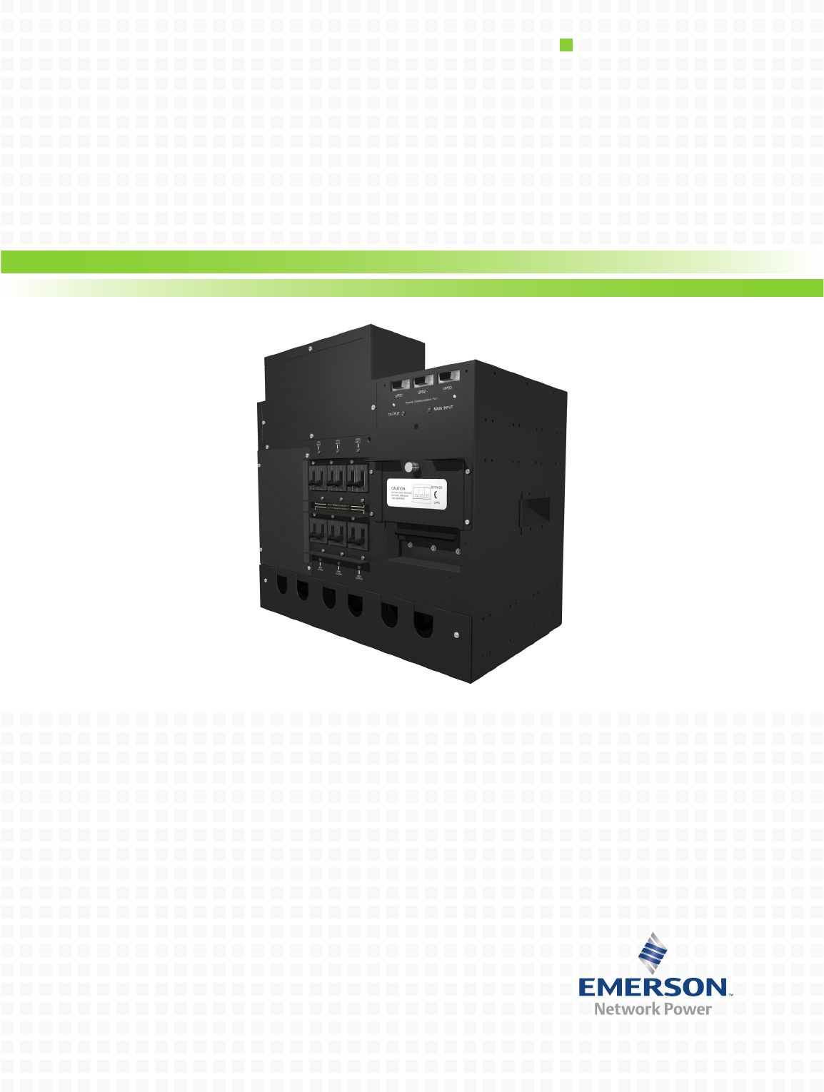 Emerson Power Supply GXT2-PP20KRT208 User Guide | ManualsOnline.com