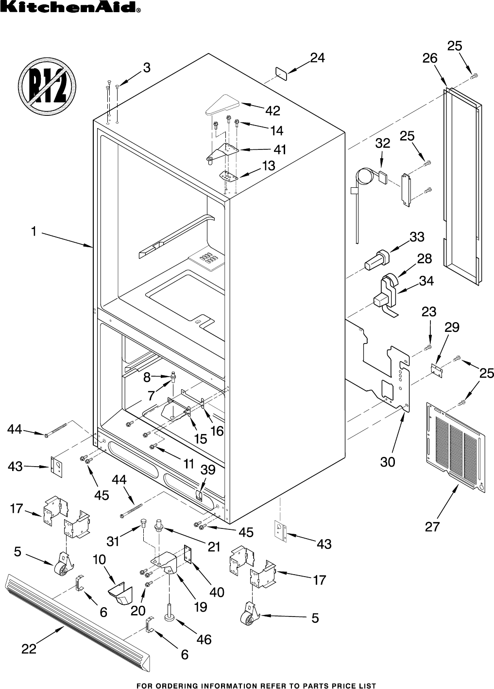 KitchenAid Refrigerator KBRS22KGWH4 User Guide